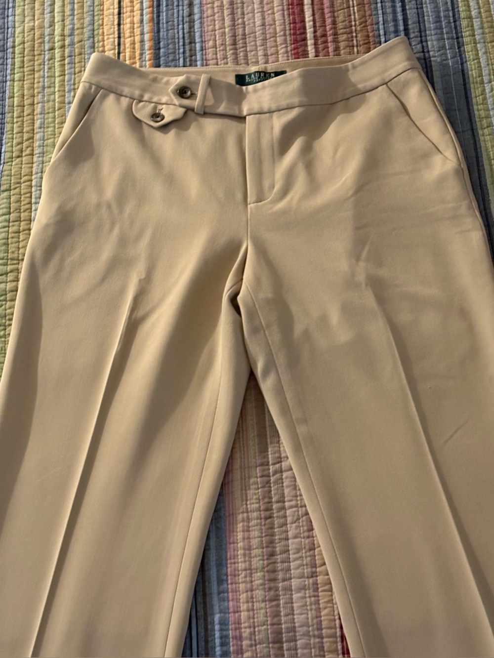 Lauren Ralph Lauren Petite Camel Trouser.  Sz 4P